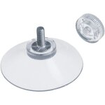 Serbia - 10 x ventouses � 40 mm avec filetage m4x10mm avec �crous molet�s transparent