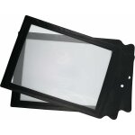 Lot de 2 grosses loupes de lecture a4 - trs lgres et incassables - pour personnes ges - lentille ...