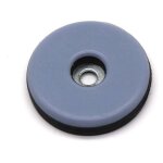 Serbia - 20x patins pour meuble en t�flon avec vis - � 22 mm (rond) - ptfe patins pour meubles / planeur ...