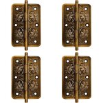 Serbia - 4pcs charni�res antiques - charniere porte placard vintage - charniere decorative - charni�re ...