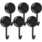 Serbia - crochet aimant� puissant crochet magnetique frigo noir n�odyme pivotants aimant crochet magn�tique ...