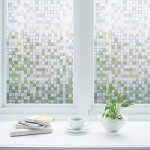 Film fenetre anti regard stickers fenetre film pour dcoration et protge intimit film autocollant vitre ...