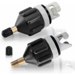 Kit d'adaptation pour kayak 2 pices, valve d'adaptation sup, convertisseur de pompe de gonflage pour ...