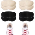 Poignes de talon pour chaussures pour enfants et femmes, 4 paires de coussinets de talon souples pour ...