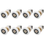Serbia - roulettes douche 27mm, roulette porte coulissante douche roulement pour porte de douche 8 pi�ces ...