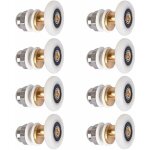 Serbia - roulette porte douche, roulettes de porte coulissante cabine de douche porte poulies roue de ...