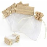 Serbia - sacs cadeaux en organza, 30 pochettes  bijoux de mariage, 10 x 15 cm, sac cadeau en toile de ...
