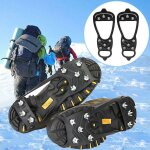 L (tailles 41 - 45) 2pcs crampons  glace crampons snow grips boot shoe anti slip on over studs spikes ...