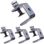 Serre - joints c, 4 pi�ces pince robuste acier inoxydable, pince c robuste, pince fixation travail bois ...