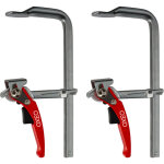 Serre joint � levier 250mm x2 - rapide - force de serrage 250kg - grande envergure 250mm - col de cygne ...