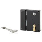 Serrure en applique verticale � cl�, p�ne dormant, gauche, 70 x 110 mm, 2 cl�s serruprix