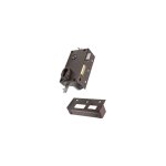 Serrure 3 points en applique srie 73 standard - bricard marron 70 droite 50 marron 70 a fouillot