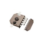Serrure 3 points - mottura 30630 hb3 a2p marron 146 mm droite verticale x