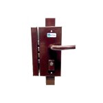 Serrure 3 points srie 468 profil europeen coloris marron a2p gauche - mottura - 38468vgmxa2p