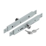 Serrure ae en applique zingu�e cylindre 6mm pour lame 7 � 9mm - thirard - ae114002