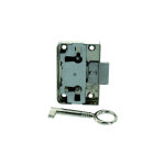Serrure en applique 30mm universelle acier nickel� vynex
