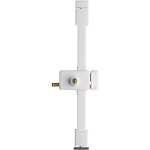 Serrure en applique horga  tirage pour porte d'entre, droite, 3 pts, transit2 23mm, axe 55mm, blanc, ...