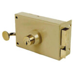 Serrure en applique horizontale jpm v�ga ? s�curit� optimale ? finition jaune / dor� ? pour portes � ...