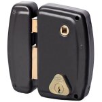 Serrure en applique verticale a fouillot vachette ouvrant gauche