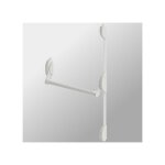 Dom - serrure barre antipanique cross bar 2 points haut bas metalux couleur - blanc, dimension - 950 ...