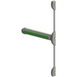 Serrure barre antipanique touch bar 3 points lateraux dom metalux couleur - vert, dimension - 1300 mm ... Serrure barre antipanique touch bar 3 points lateraux dom metalux couleur - vert, dimension - 1300 mm ...