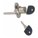 Serrure de bureau central pivotante - h�fele