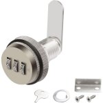 Serrure � came � combinaison, serrure � code par mot de passe pour tiroir avec cylindre de 1, 9 cm, finition ...