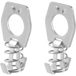 Serrure � came rotative pour chauffe - eau de caravane, lot de 2, en acier inoxydable, avec anneau de ...