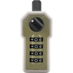 Serrure � code m�canique avec poign�e verrou de porte d'entr�e en alliage de zinc - argent sans cl� combinaiso ...