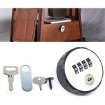 Serrure � combinaison pour bo�te aux lettres - serrure � 4 chiffres - serrure de meuble num�rique