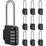 Serrure  combinaison, cadenas  combinaison  4 chiffres pour casier de sport, clture, bote  outils, ...