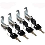 Serrure  cylindre  combinaison, serrure de porte d'armoire, barillet de serrure  languette rotative ...