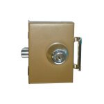 Serrure  cylindre kaba - picard jaune / dor gauche