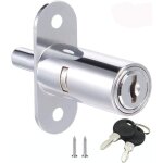 Serrure e placard  tiroirs alliage de zinc, serrure de meuble  porte coulissante, pour vitrines, classeurs, ...