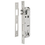 Serrure encast. intelock trou cylindre pour poignes connectes, inox, axe35mm, entr'axes85mm, carr8, ...