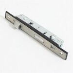 Serrure � encastrer monopoint en acier inoxydable ? plaque �troite 23mm ? pour portes int�rieures et ...