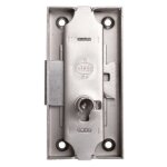 Serrure espagnolette 80x50mm axe 30mm longueur du canon 12mm droite finition fer devismes sps12383 - ...