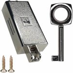 Cyclingcolors - serrure espagnolette cl� chrom� carr� remplacement meuble buffet design d�coration armoire, ...