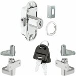 Cyclingcolors - serrure espagnolette avec cylindre cl pliante guide tringle remplacement meuble buffet ...