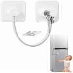 Serrure frigo pour enfants, serrures de sécurité pour enfants, bloque verrou porte réfrigérateur cabinet ... Serrure frigo pour enfants, serrures de sécurité pour enfants, bloque verrou porte réfrigérateur cabinet ...