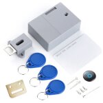 Serrure intelligente pour armoires, sans per�age, comprenant 3 porte - cl�s et 1 carte, serrure invisible, ...