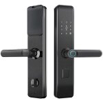 Serrure intelligente pour porte d'entr�e - appartement, h�tel - verrouillage par carte, bluetooth, empreinte ...
