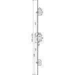 Finish - serrure  larder 3 points pnes oblongs ttire 2250 mm srie 5000 trilock - vachette