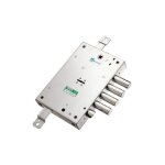 Serrure � larder double panneton � 3 points a2p pour porte blind� droite mottura 52571dr28h