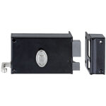 Serrure monopoint en applique 6 gorges horizontale tirage gauche - heracles - mx - 752 - 02