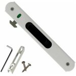 Serrure monopoint en applique en acier inoxydable ? verrouillage � crochet unilat�ral ? r�sistante � ...