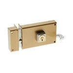 Bricard - serrure monopoint en applique alpha cylindre rond horizontal tirage gauche 350111