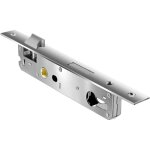 Serrure � mortaiser en acier inoxydable 85 x 20 mm, pour portes et portails de jardin, avec m�canisme ...