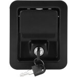 Serrure de panneau en acier inoxydable, syst�me de montage silencieux � 4 points avec cl�s incluses