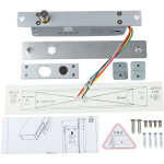 Serrure � p�ne �lectrique dc 12 v 5 lignes, serrure de porte � p�ne dormant �troit avec affichage led ...